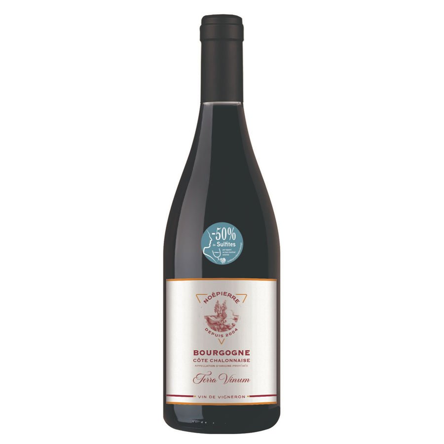 Bouteille de vin avec étiquette